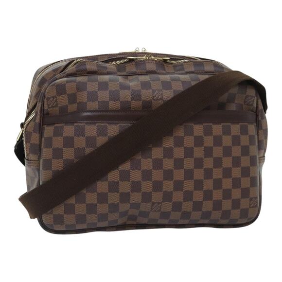 LOUIS VUITTON Damier Ebene Reporter GM Shoulder Bag - Picture 1 of 16
